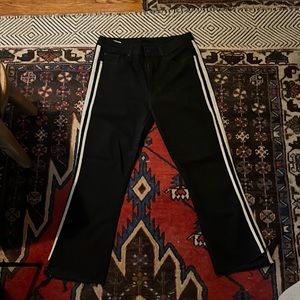 Mother insider crop with stripes